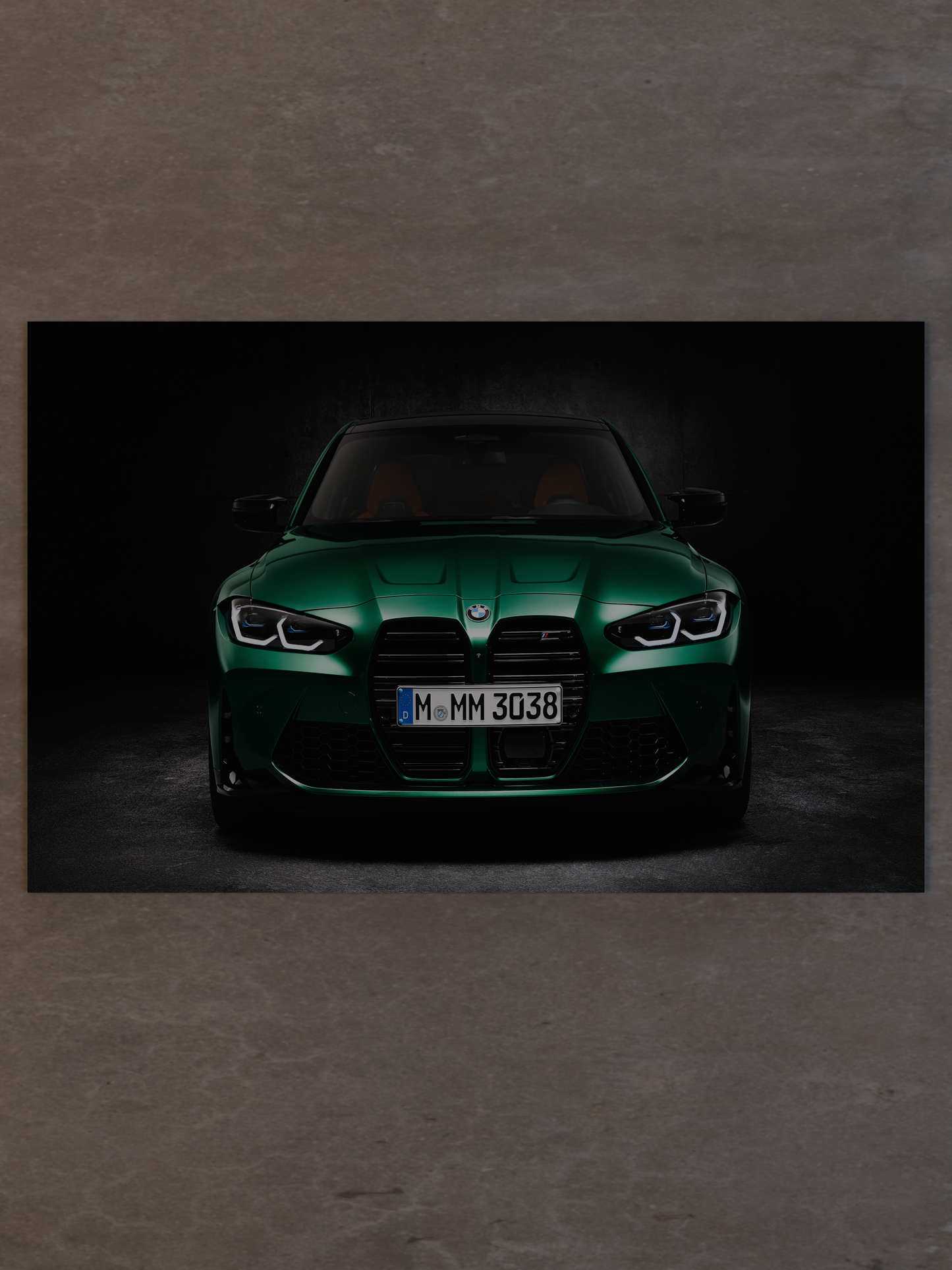 BMW M3 LED Acrylic Wall Art – Illuminated Supercar Display