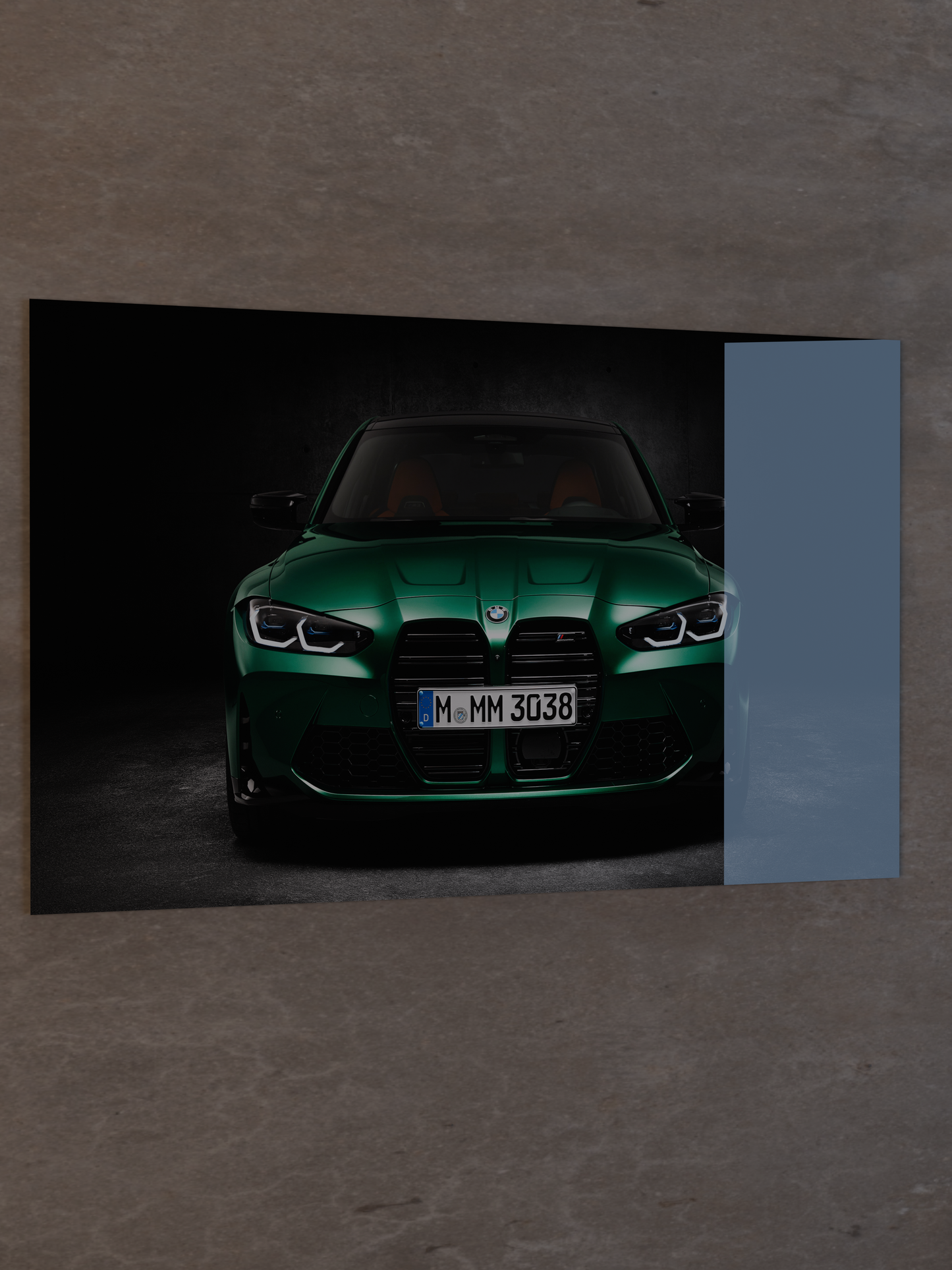 BMW M3 LED Acrylic Wall Art – Illuminated Supercar Display