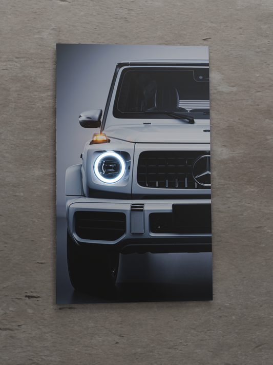 Mercedes G-Wagon LED Acrylic Wall Art – Luxury SUV Glow Poster